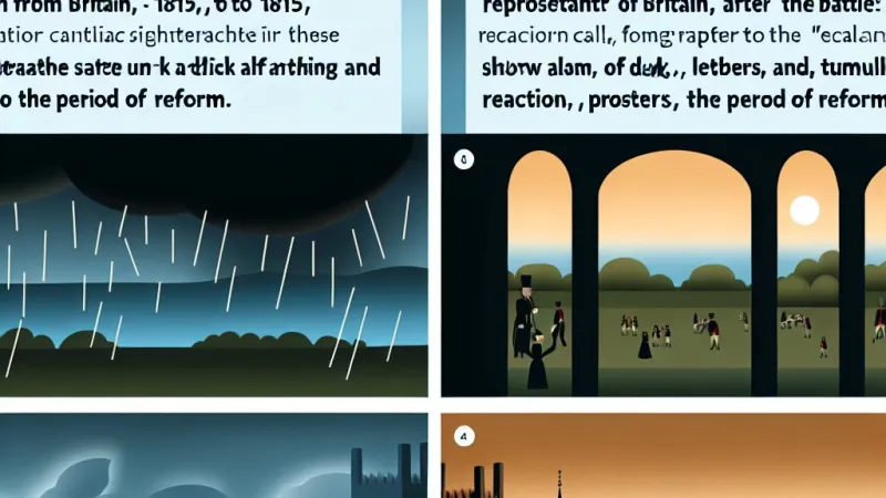 Britain 1815–1829: From Reaction to Reform after Waterloo