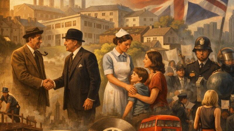 Consensus Politics and Political Challenges in Britain, 1945–79