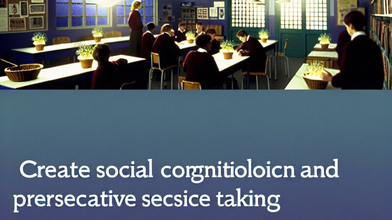 Developing social cognition and perspective taking in UK schools