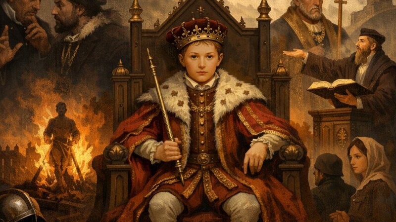 Edward VI's Reign: Challenges and Religious Reforms in Tudor England