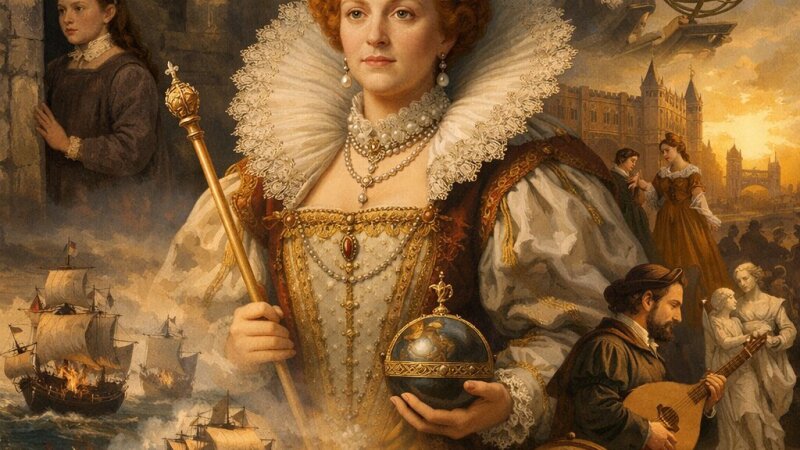 Elizabeth I: The Queen Who Shaped England’s Golden Age (1533–1603)