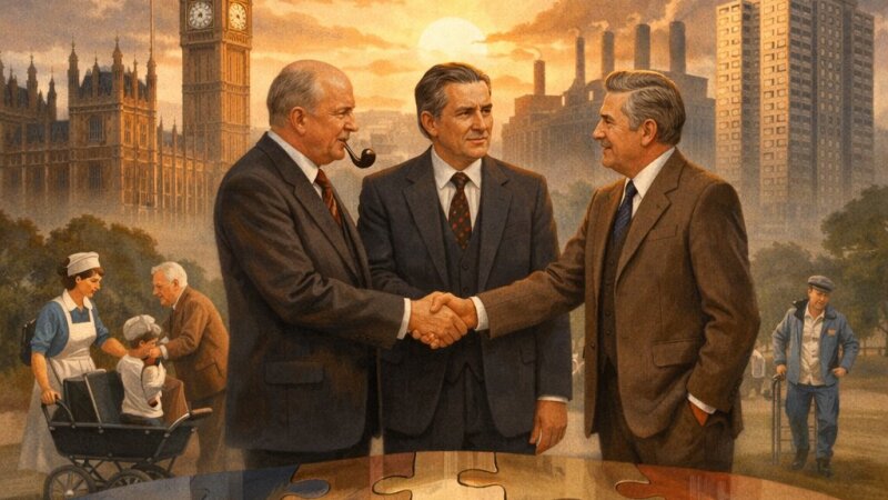 Exploring the Peak of British Political Consensus from 1964 to 1979