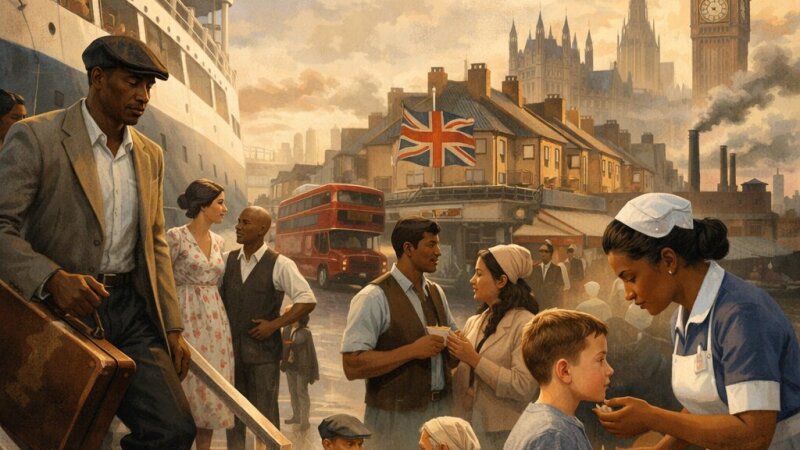 How 1950s Immigration Transformed Modern Britain’s Society and Identity