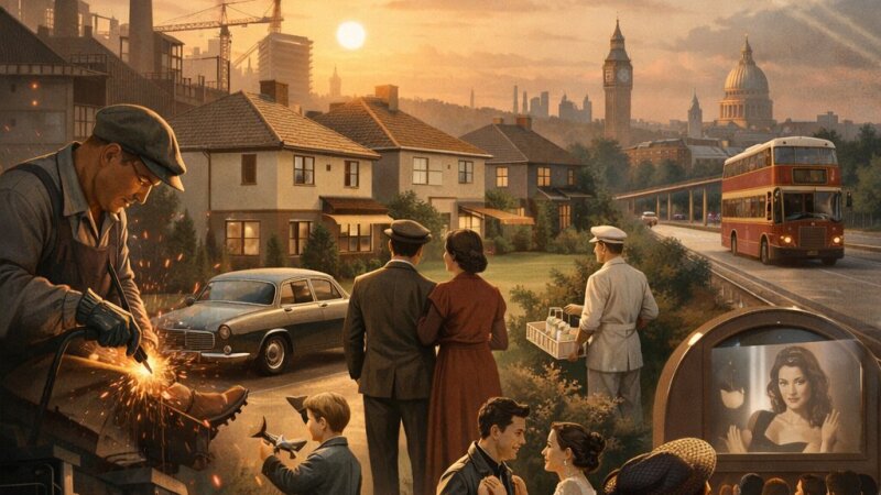 How Britain Transformed Socially and Economically in the 1950s