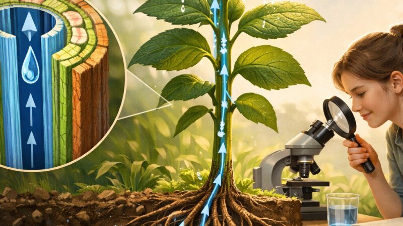 How Xylem Transports Water in Plants: Structure and Function Explained