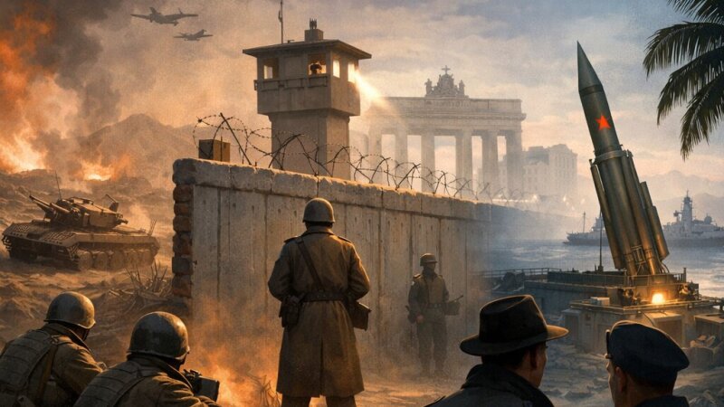 Key Cold War Crises: Examining Korean War, Berlin, and Cuba