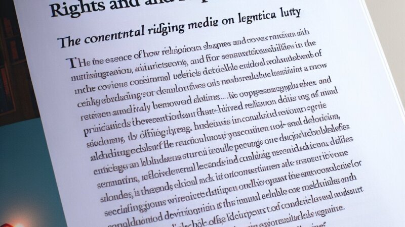 Religion, Rights and Responsibilities in the UK: Moral and Legal Perspectives