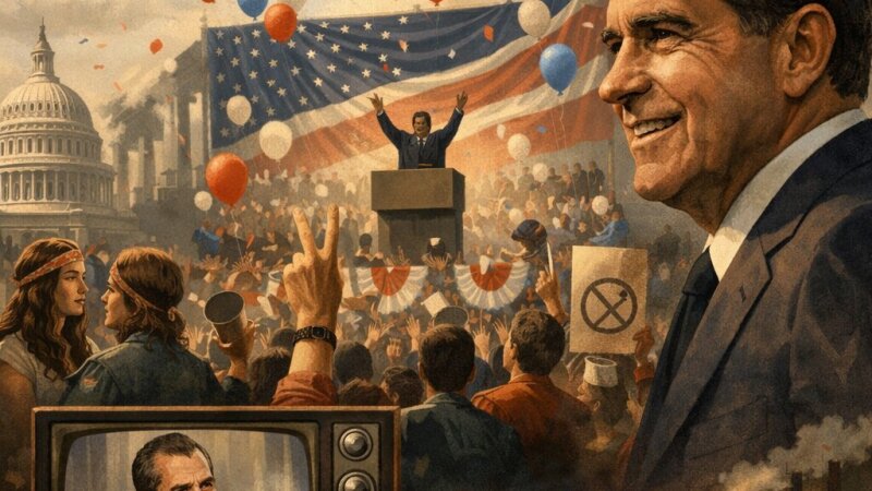 The 1972 US Presidential Election: Social Change and Political Strategies Explored