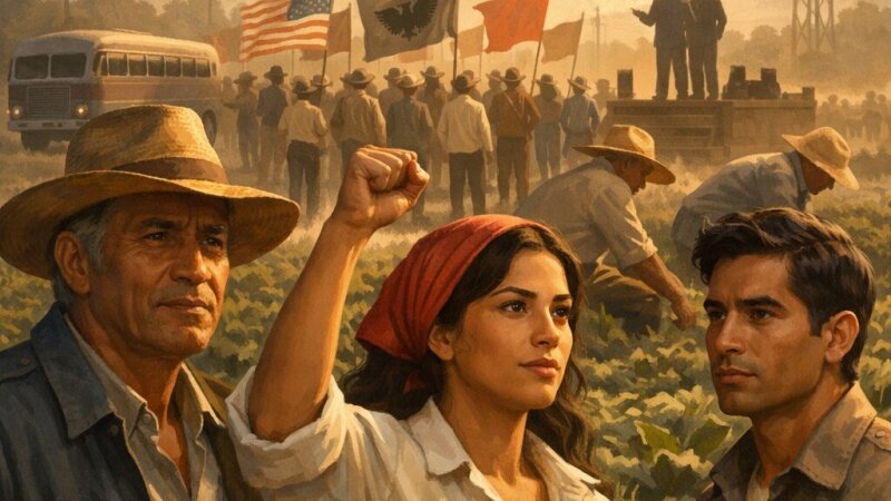 The Fight for Hispanic American Farm Workers’ Rights in Mid-20th Century USA