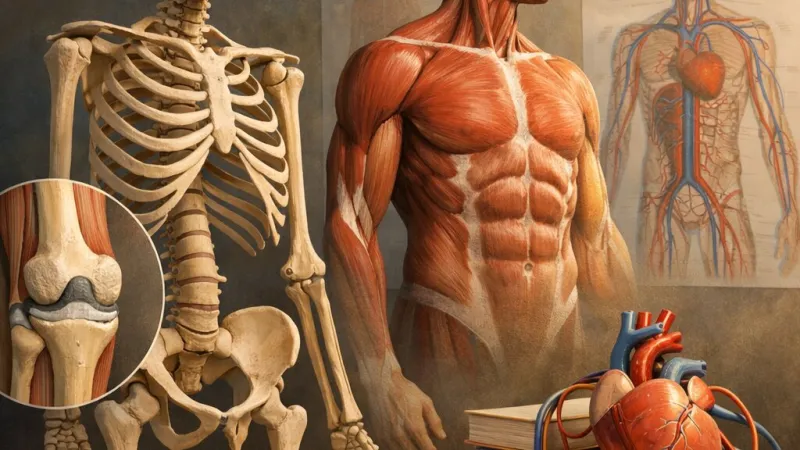 Understanding the Human Skeleton, Joints, Muscles, and Circulatory System